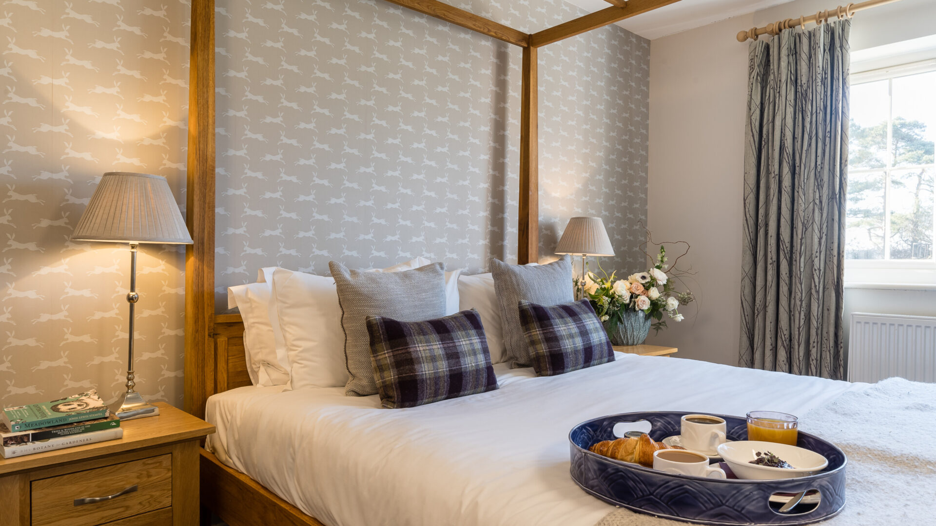 Bedrooms at The New Forest at Beaulieu Hotel