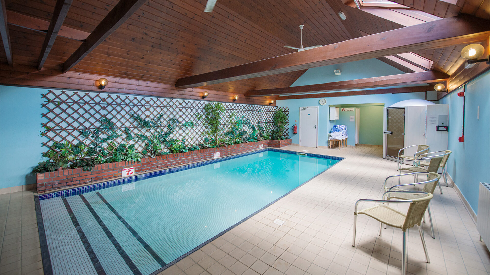 Indoor Swimming Pool at Beaulieu Hotel New Forest